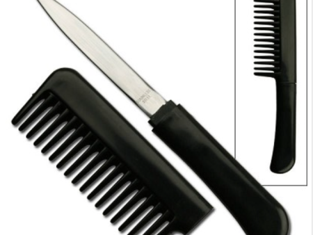 Black Comb With Hidden Knife on Sale