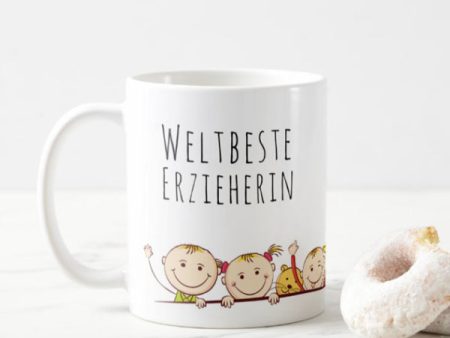 Weltbeste Erzieherin    Taza, Tazón con texto   Tasse mit Beschriftung For Discount