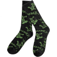 Thrasher - Gonz Logo Pattern Socks - Black Green Fashion