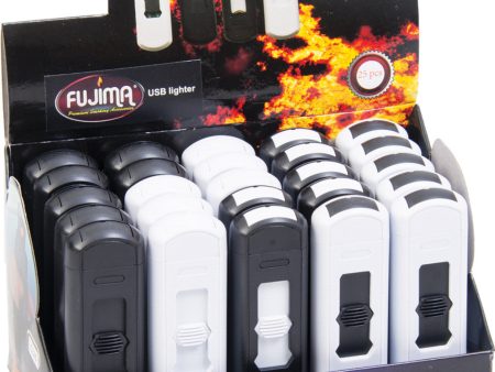 USB Plasma Lighter - 3.5  Black & White Online Hot Sale